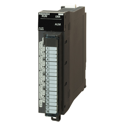 三菱iQ-R模拟量输入模块 R60AD4、R60DA4 电压/电流输入、4通道