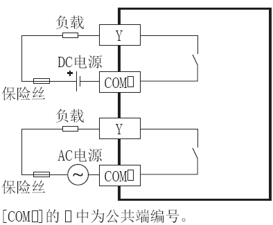 FX3S-20MR/ES输出回路图