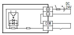 FX2NC-16EX-T输入回路
